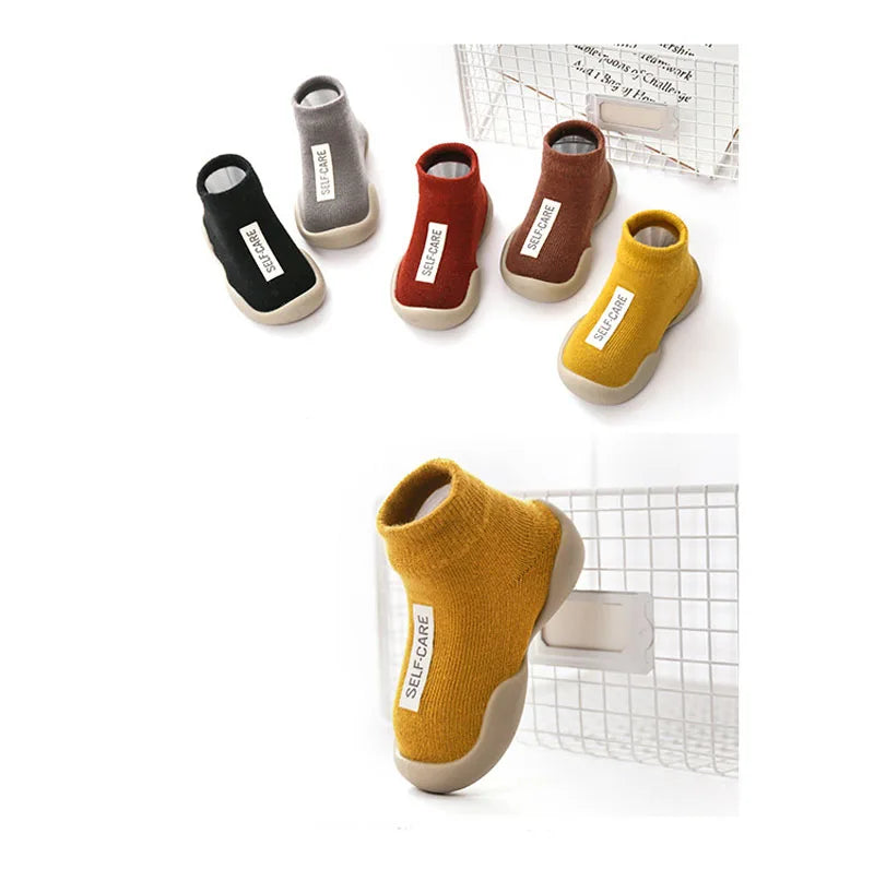 Infant Kids Rubber Soft Non-Slip Sole Casual Shoes