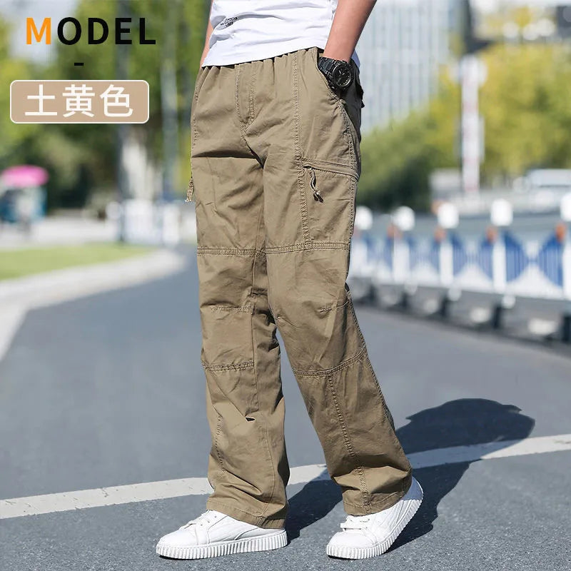 Cotton Cargo Pants Summer Sweatpants