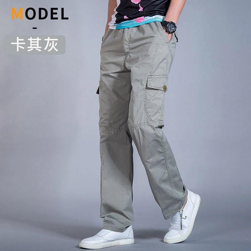 Cotton Cargo Pants Summer Sweatpants