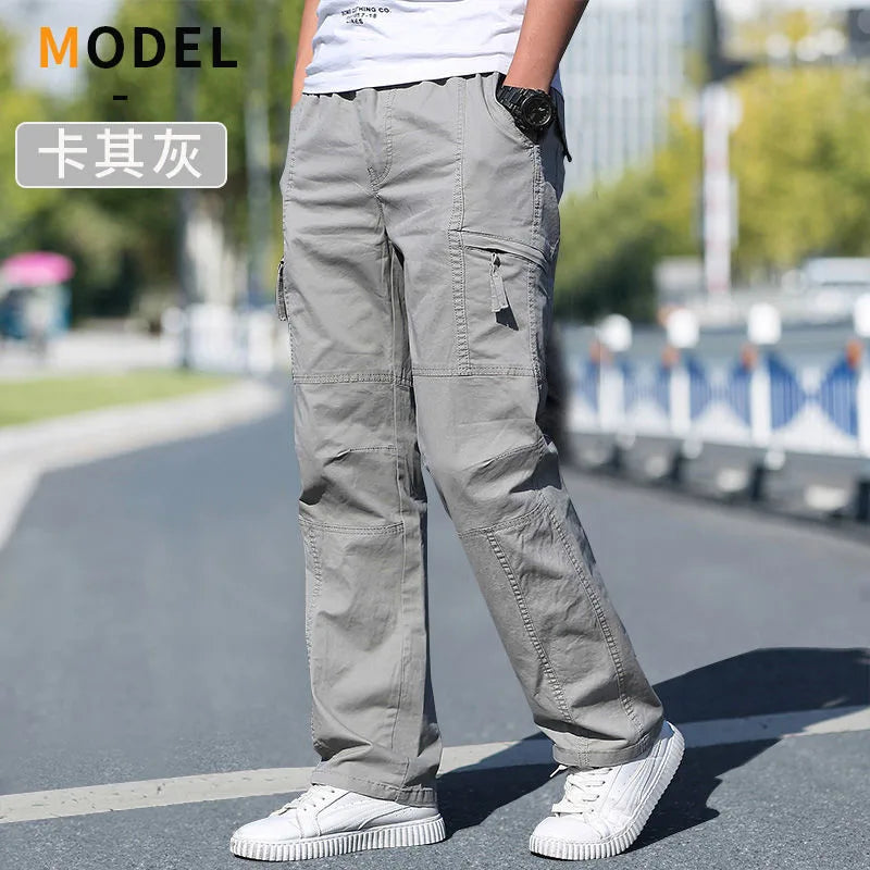 Cotton Cargo Pants Summer Sweatpants