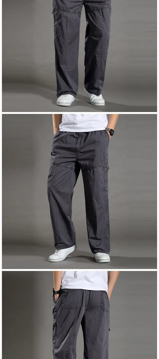 Cotton Cargo Pants Summer Sweatpants
