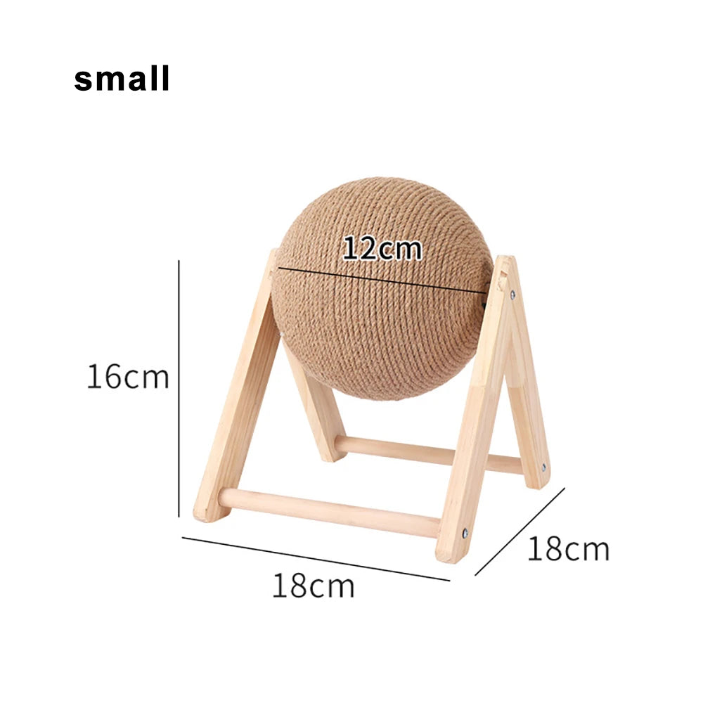Cat Scratching Ball Toy Kitten Sisal Rope