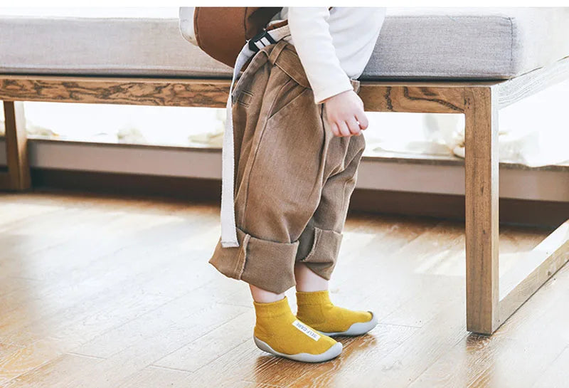 Infant Kids Rubber Soft Non-Slip Sole Casual Shoes