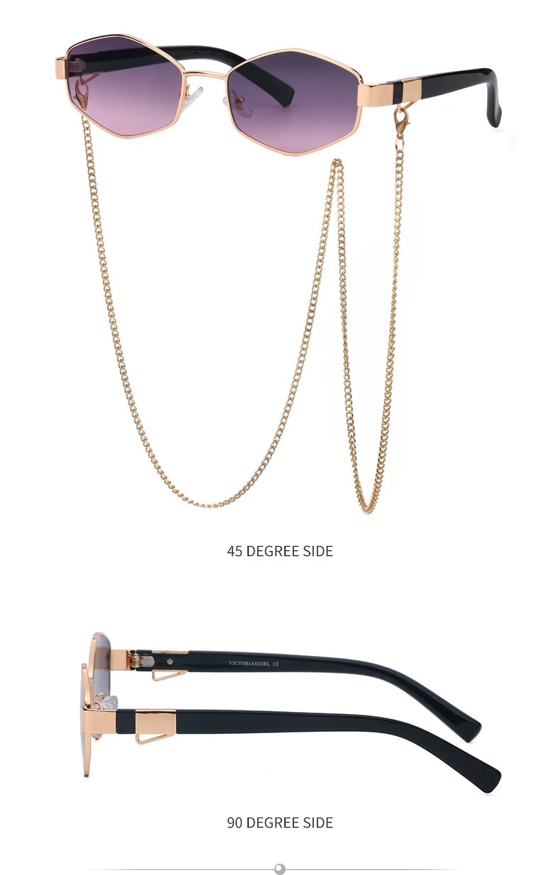 Luxury Brand Designer Punk SunGlasses