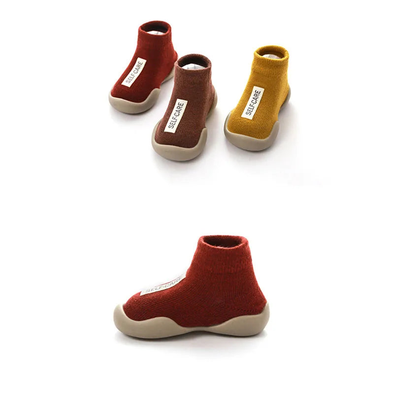 Infant Kids Rubber Soft Non-Slip Sole Casual Shoes