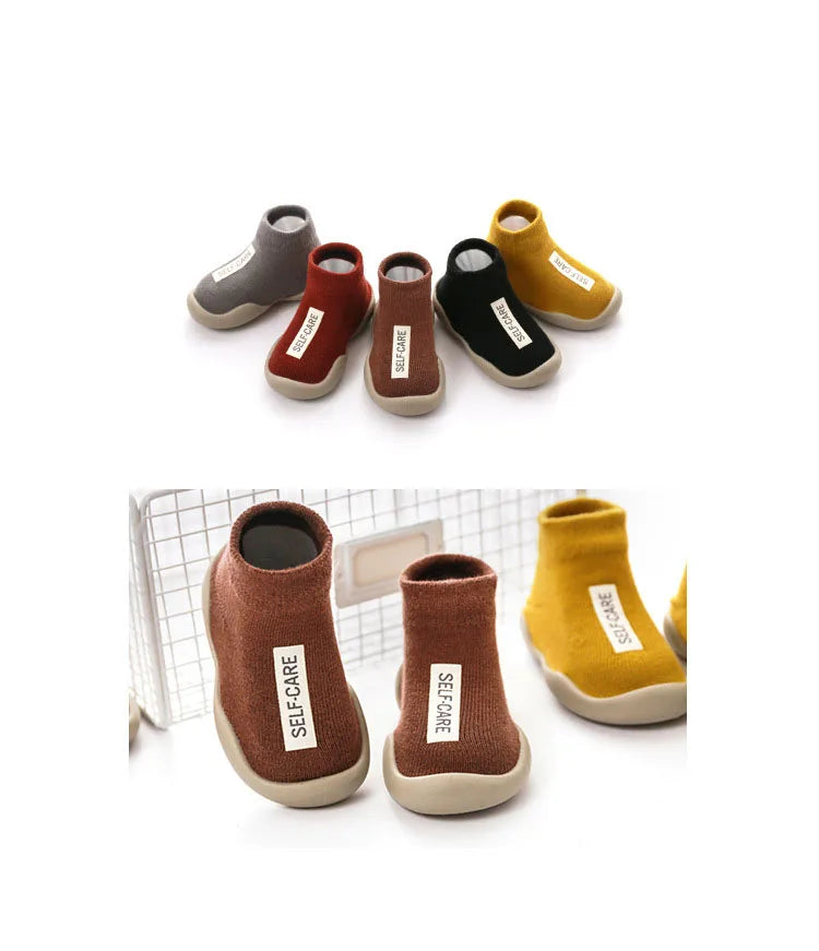 Infant Kids Rubber Soft Non-Slip Sole Casual Shoes
