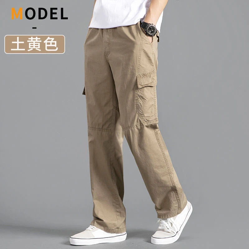 Cotton Cargo Pants Summer Sweatpants