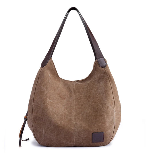 Bolsos Muje Vintage Canvas Shoulder Bag