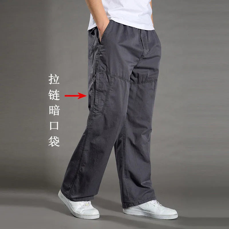 Cotton Cargo Pants Summer Sweatpants