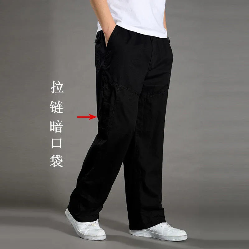 Cotton Cargo Pants Summer Sweatpants
