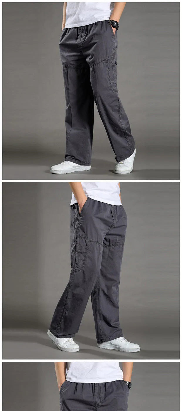 Cotton Cargo Pants Summer Sweatpants