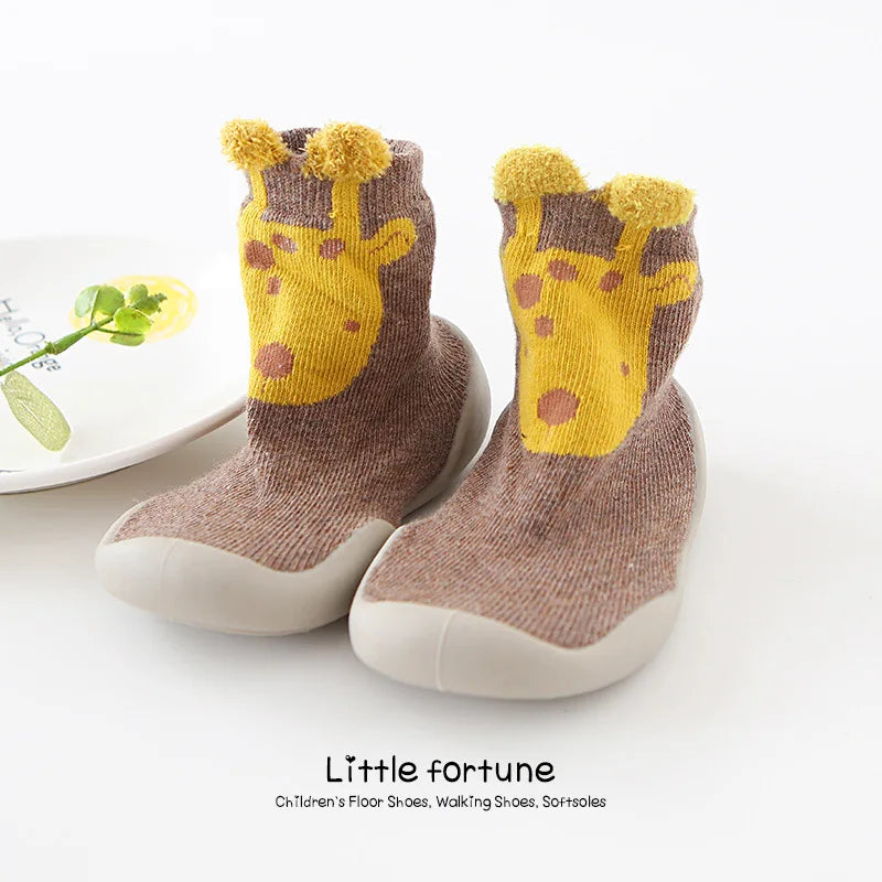 Infant Kids Rubber Soft Non-Slip Sole Casual Shoes