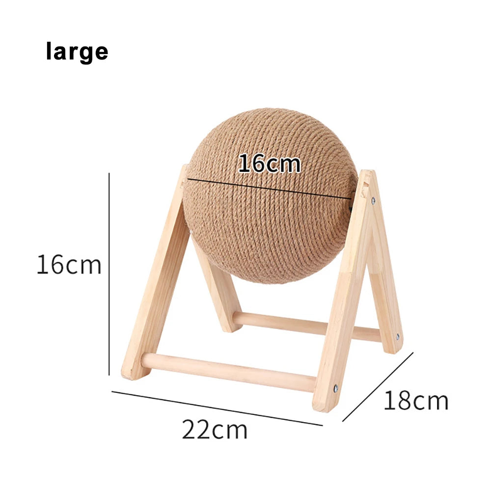 Cat Scratching Ball Toy Kitten Sisal Rope