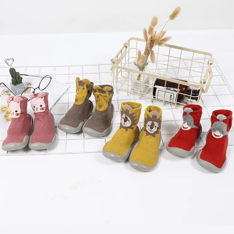 Infant Kids Rubber Soft Non-Slip Sole Casual Shoes