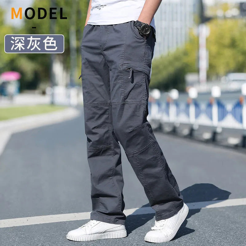 Cotton Cargo Pants Summer Sweatpants