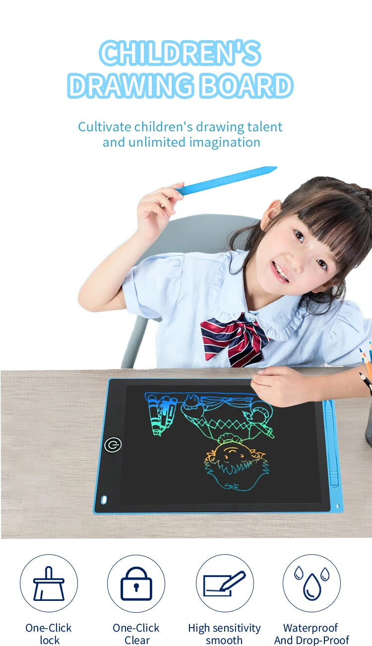 LCD Writing Tablet for Kids,Reusable Magic Drawing Board with Stylus