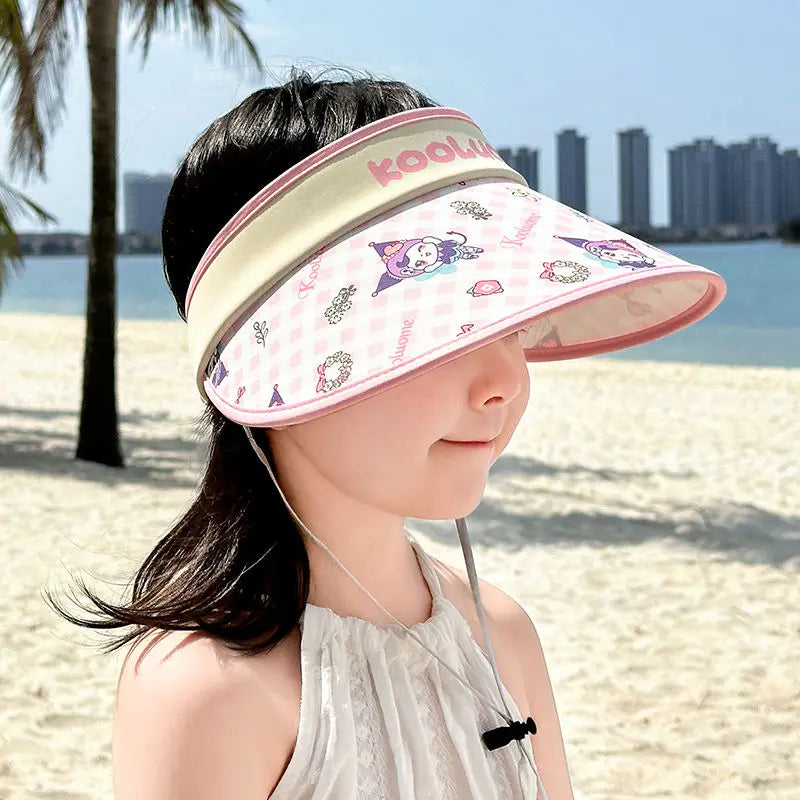 Sunscreen cooling hat with Two chargeable Fan