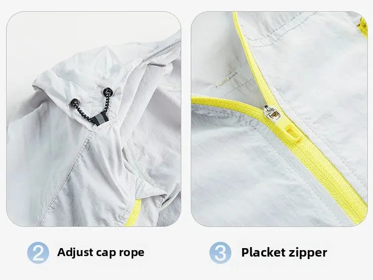 UPF50+ Quick Dry Ice Silk UV Protection