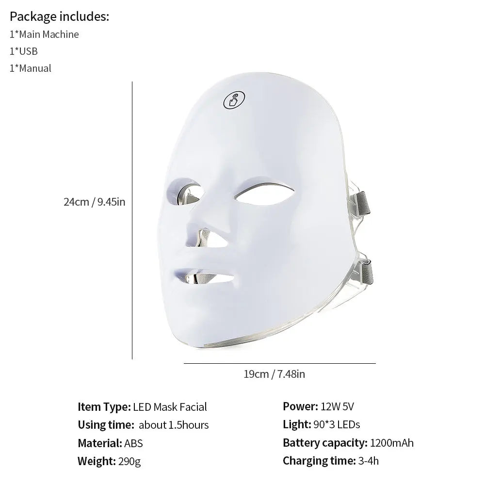 GlowLift™ Pro — for Wrinkles, Acne & Skin Firming LED Face & Neck Therapy Mask