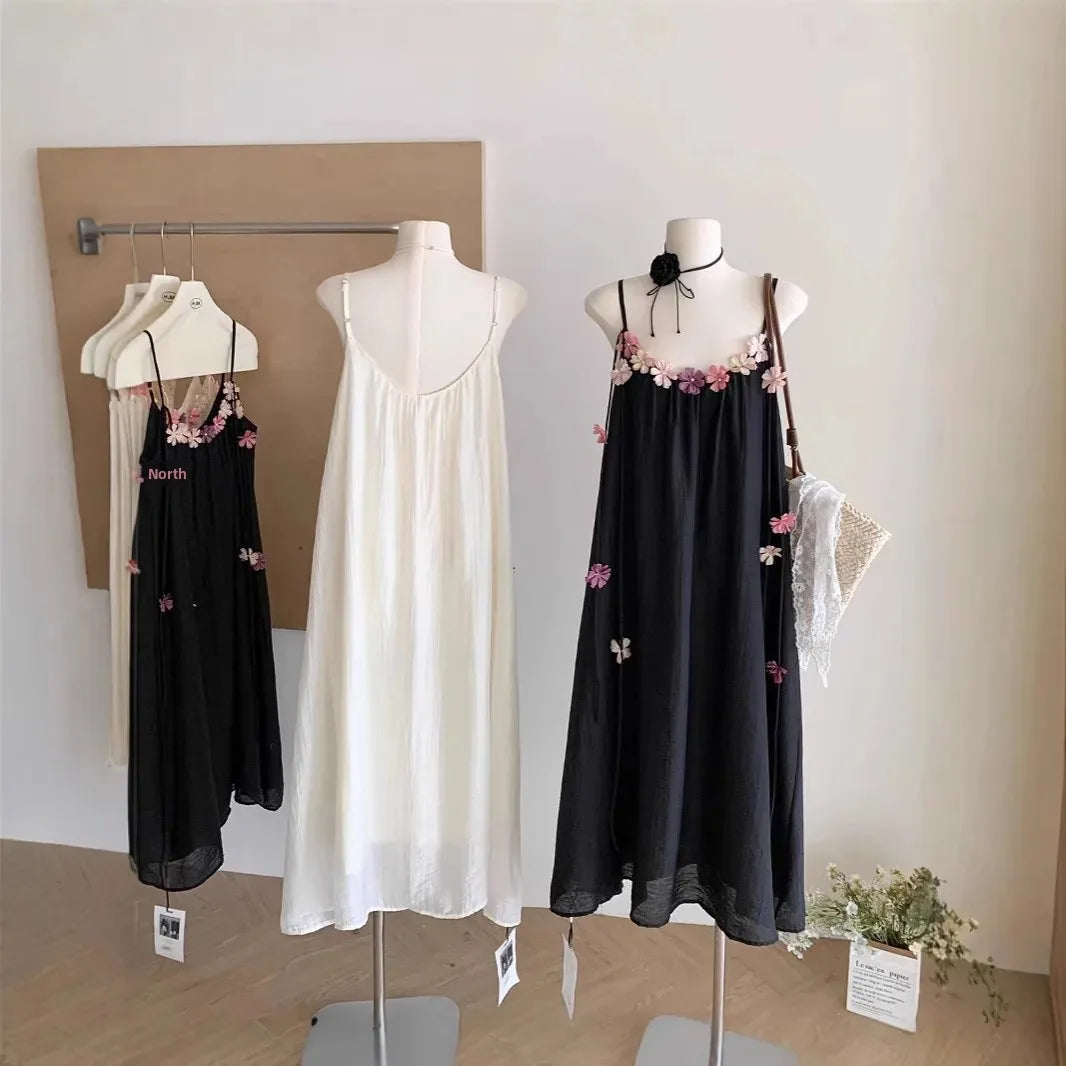 Spring Whisper – Loose Vacation Off-Shoulder Dress