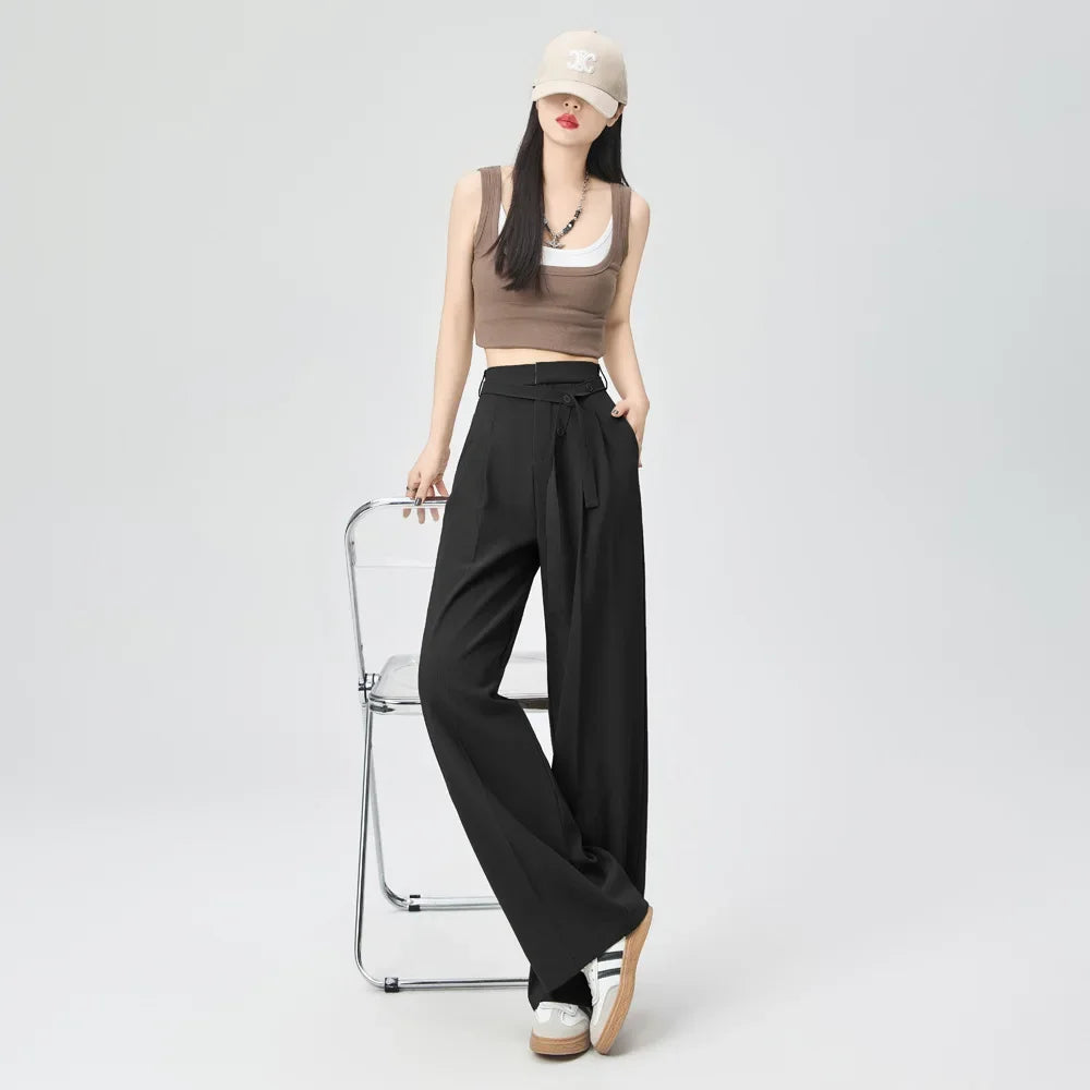 Women's Loose Drapey Suit Pants