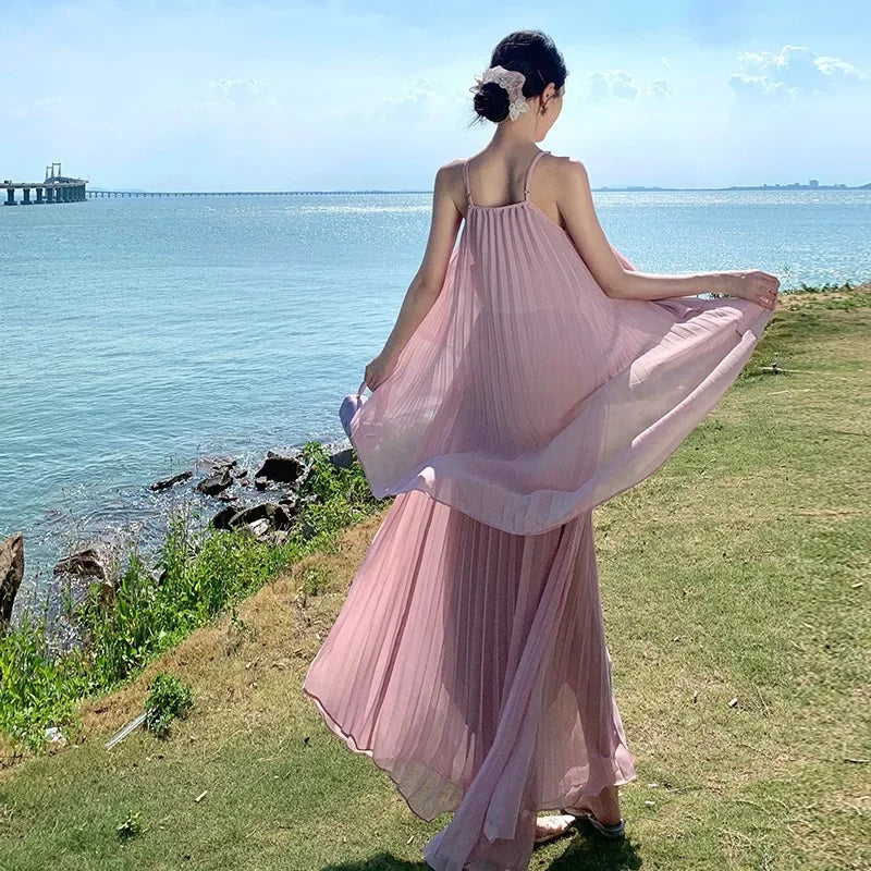 Fairy Shore – 2pc Beach Vacation Dress