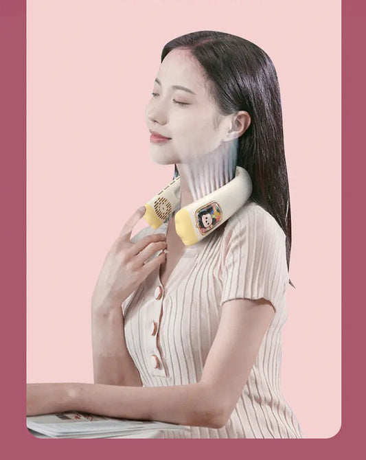 Disney Cute Cartoon Mini Silent Neck Fan