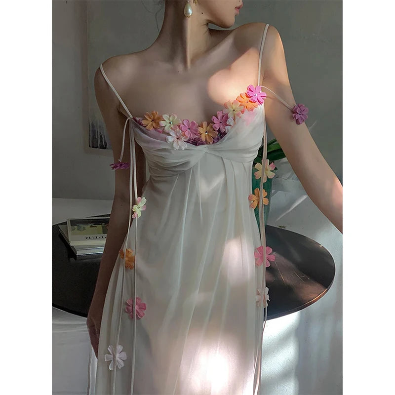 Boho Glow – Elegant Vacation Maxi Dress