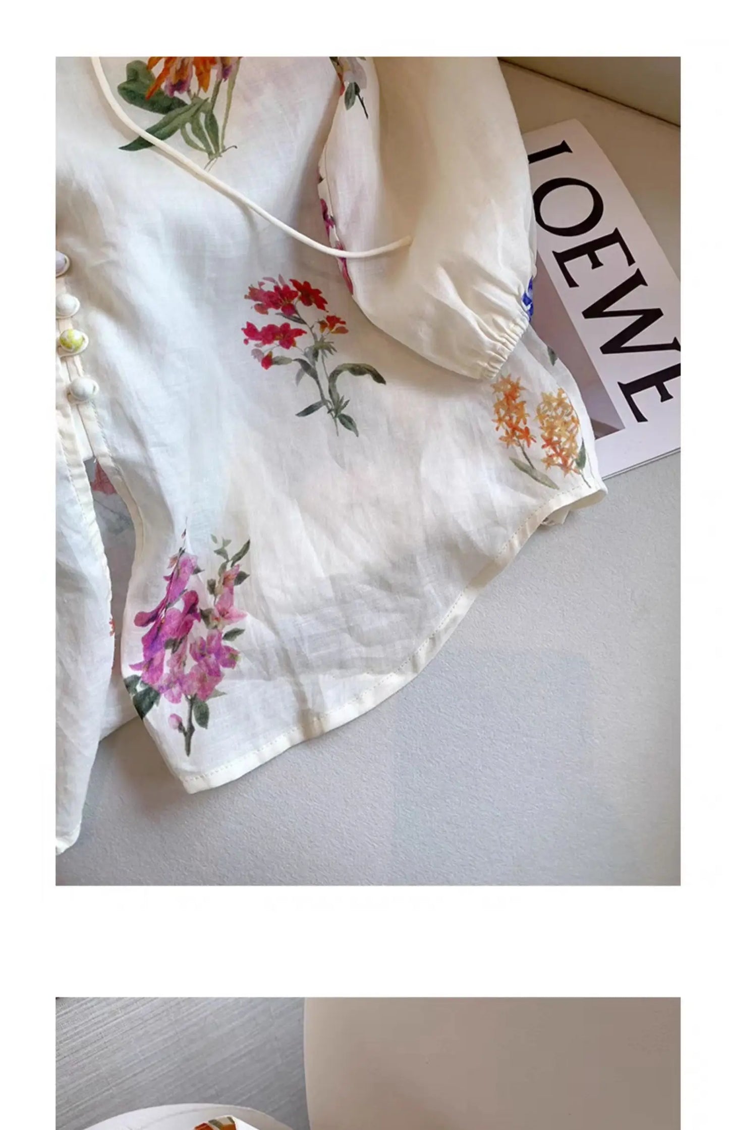 Lace & Light – Lantern Sleeve Summer Outfit