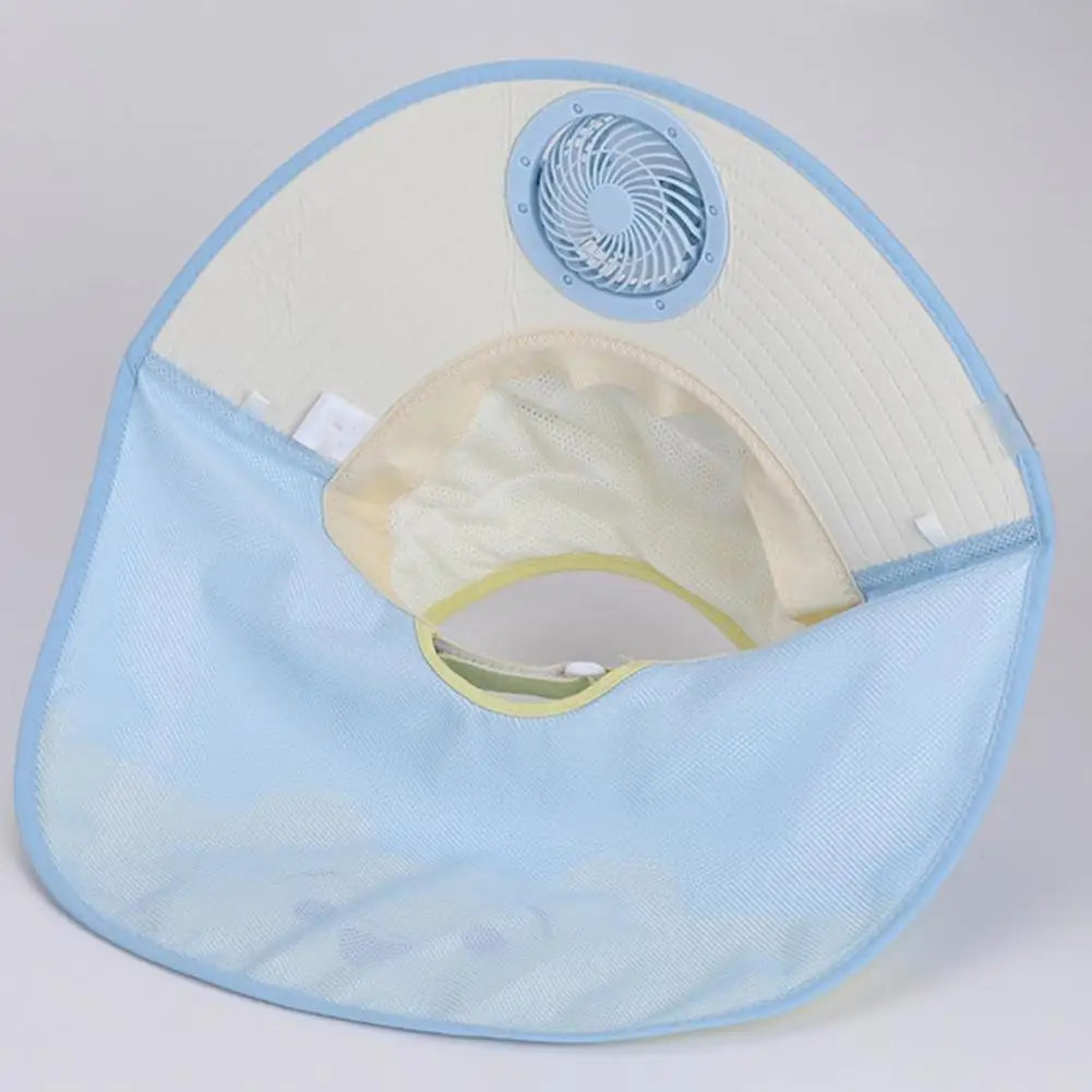 UV Protection Kids Solar/USB Charging Fan Hat Outdoor activity Cyclyng ,Fishing