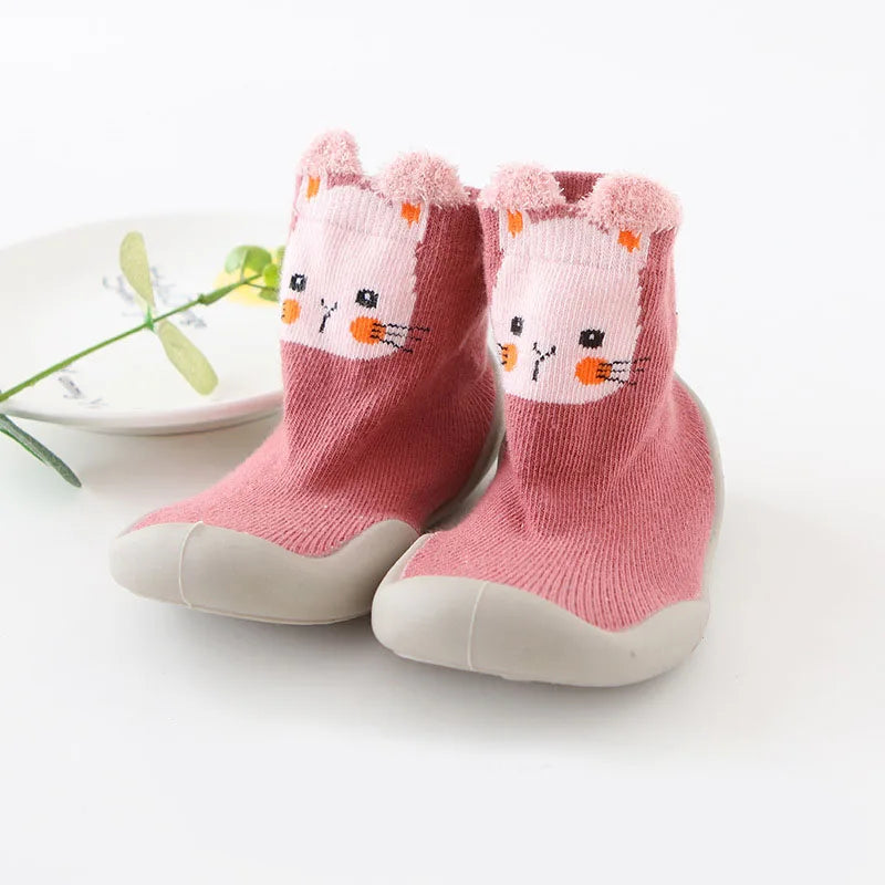 Infant Kids Rubber Soft Non-Slip Sole Casual Shoes