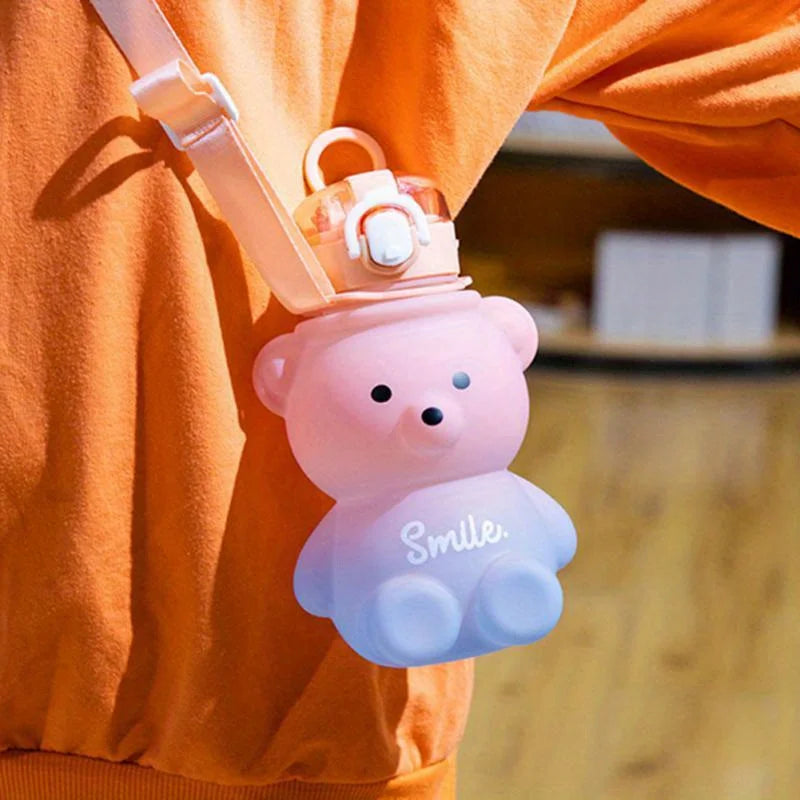 Cute Bear Water Bottle 1pc