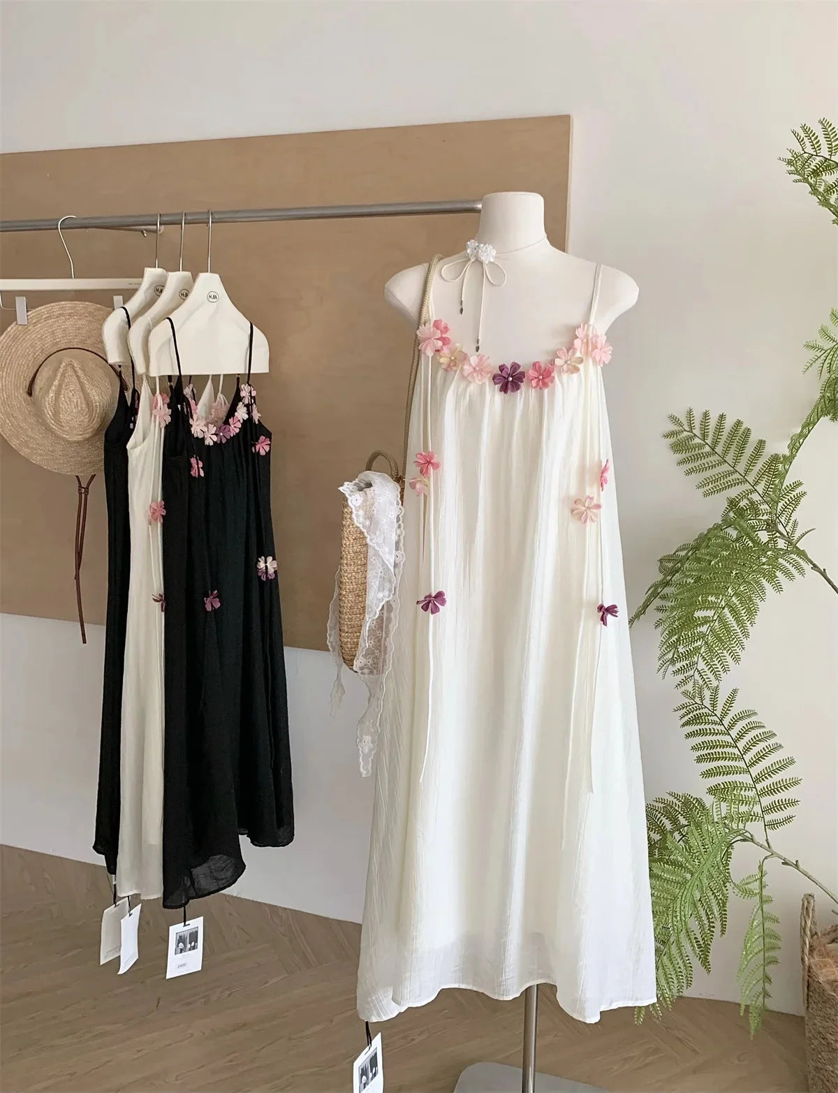 Spring Whisper – Loose Vacation Off-Shoulder Dress