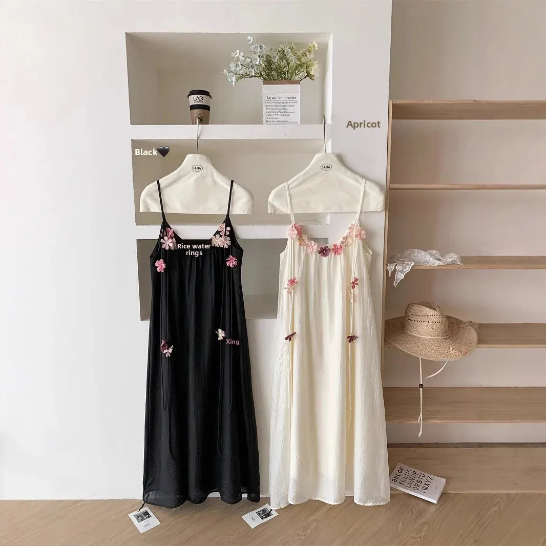 Spring Whisper – Loose Vacation Off-Shoulder Dress