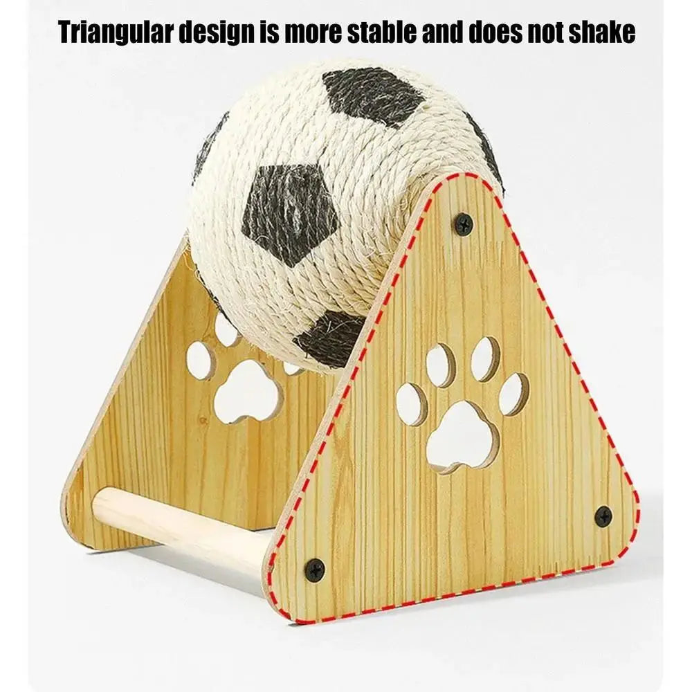 Wood Base Durable Cat Scratcher