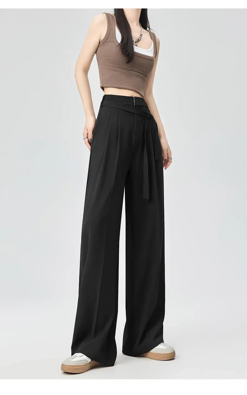 Women's Loose Drapey Suit Pants