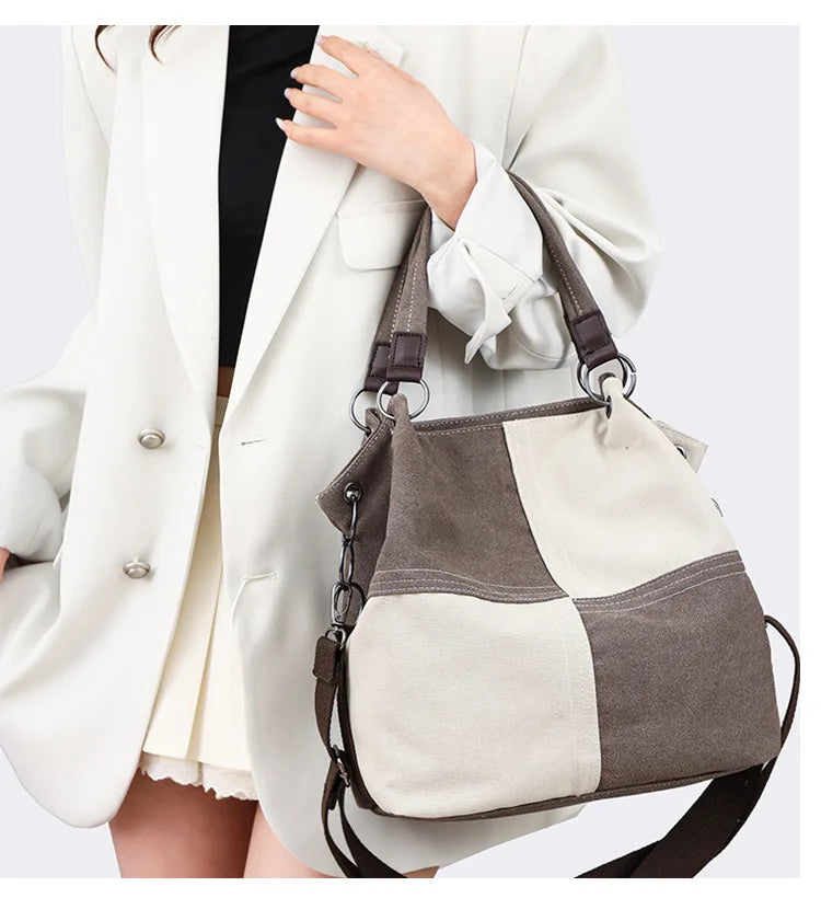 Canvas Retro Tote Bag