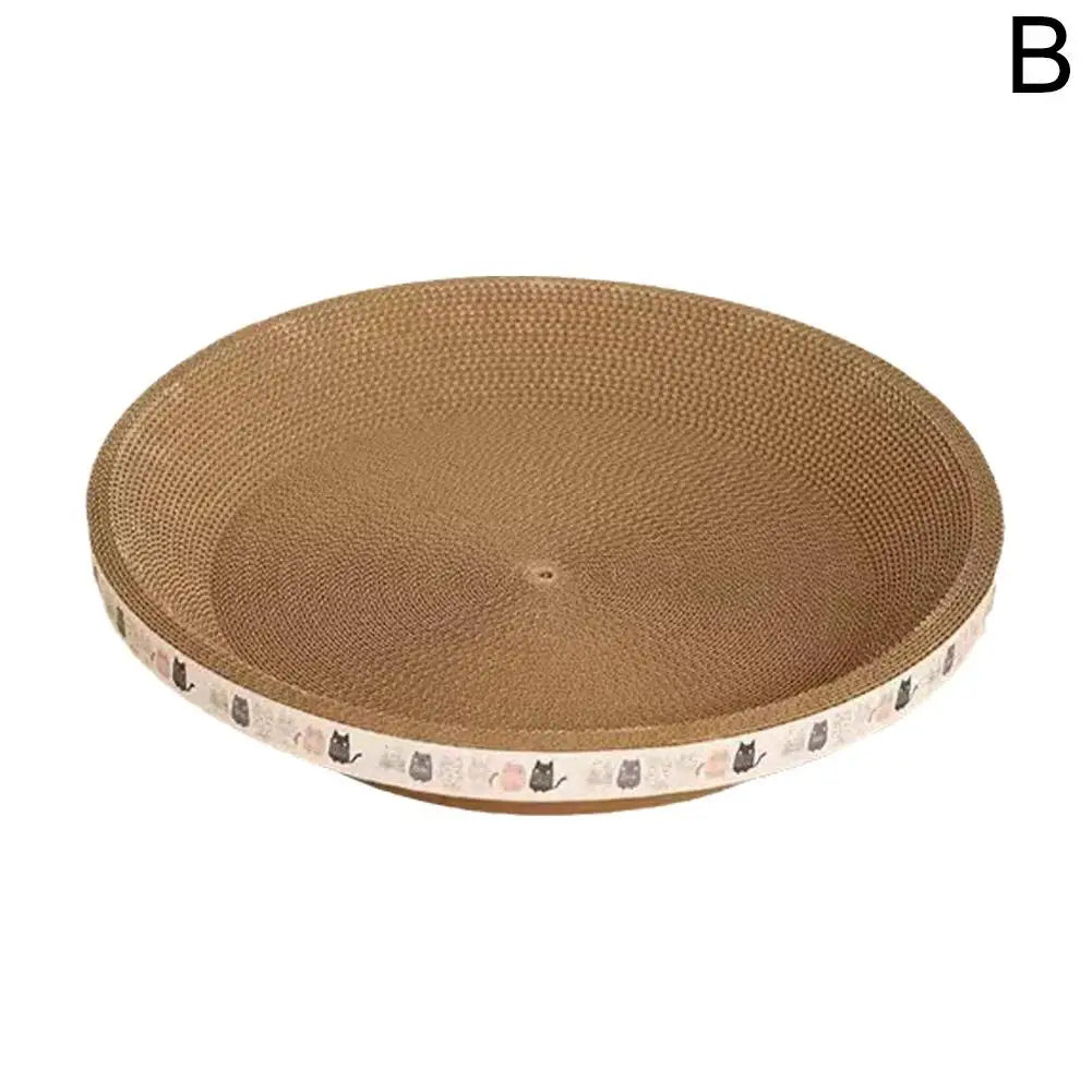 Cat Scratcher Cardboard Round Oval Cat Scratch Pad