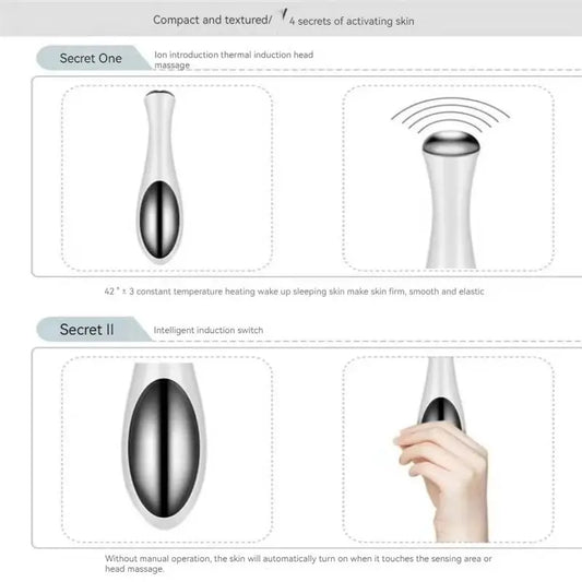Home Electric Eye Massager – Anti-Fatigue, Reduce Puffiness & Fine Lines, Skin Care Eye Therapy Device