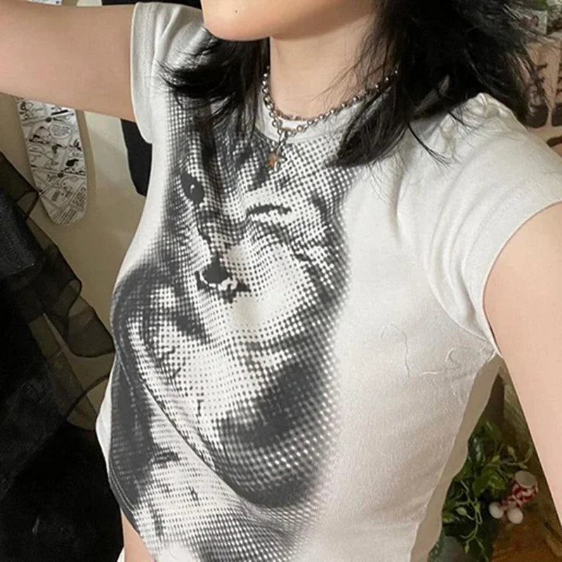 The Sleepy Cat Crewneck T-shirt
