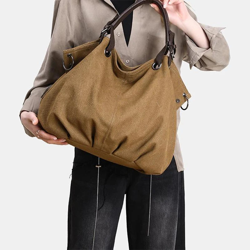 Vintage Large Capacity Tote Bag
