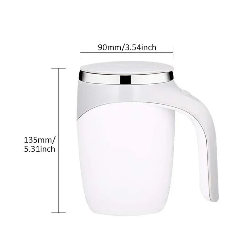Electric Portable Coffee Stirring Cup Mug Stainless Shaker