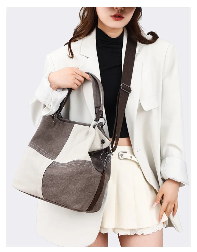 Canvas Retro Tote Bag