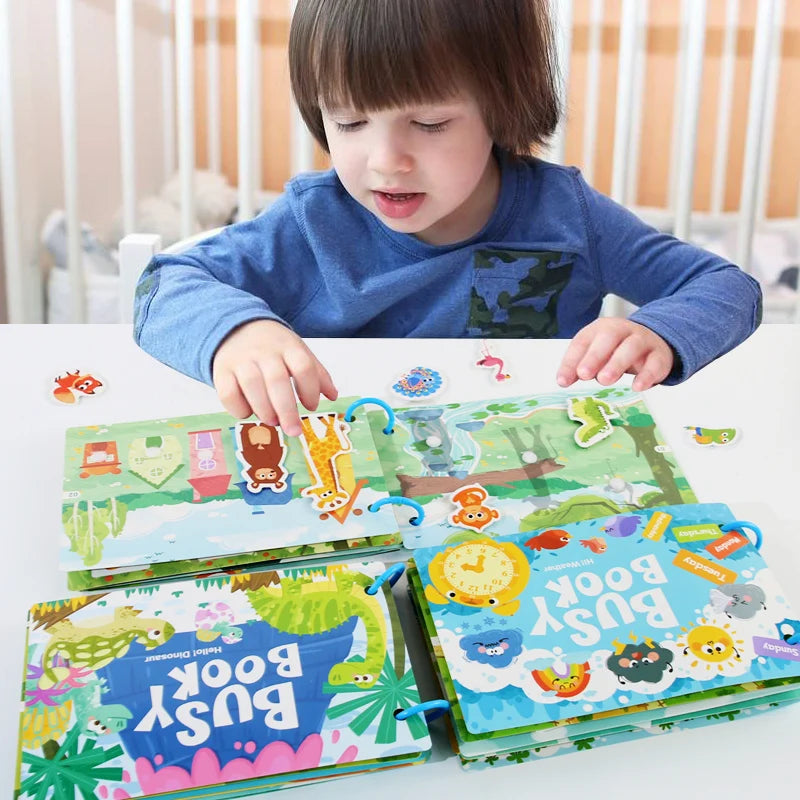 Montessori Baby Busy book Early Learning Education Toy