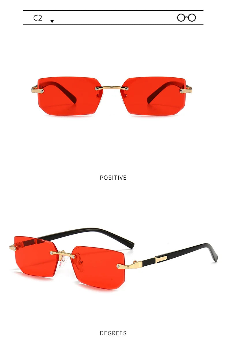 Rimless Travel Sunglasses