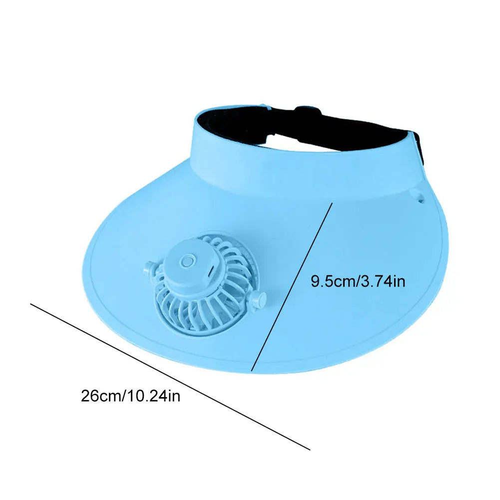 UPF50+ Solar & Chargeable Fan Hat