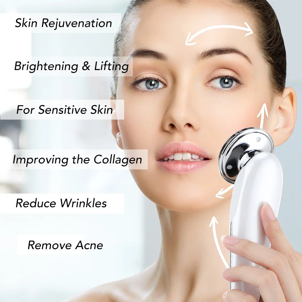7 in 1 RF EMS Wrinkle Removal Face Lift Multifunction Facial Massager Skin Care