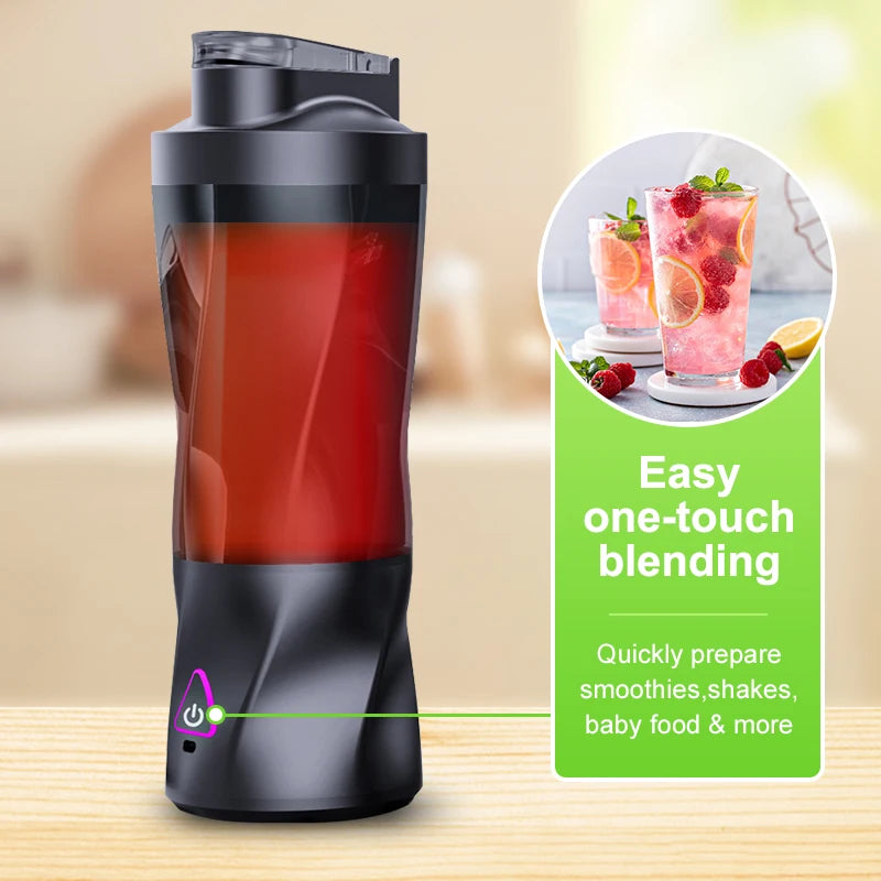 Portable Smoothie Blender Fresh Fruit blender 700ML USB Rechargeable Outdoor Mixing Cup