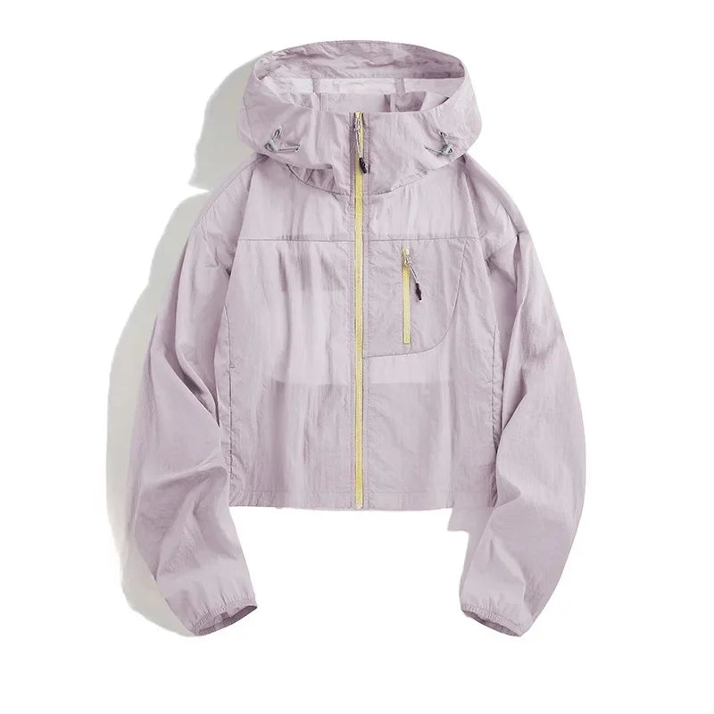 UPF50+ UV Protection Ultra Light Zipper Hoodie