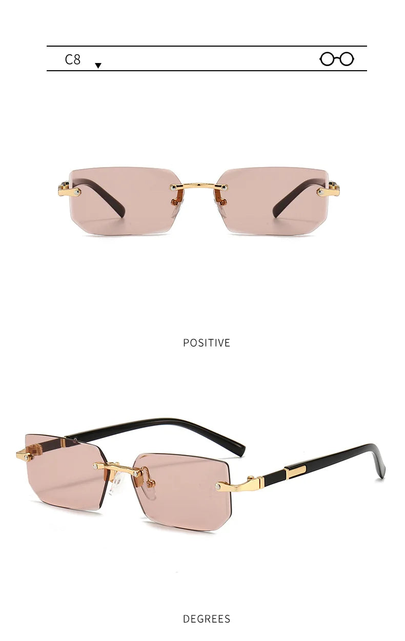 Rimless Travel Sunglasses